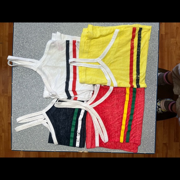 Set of 4 Xxxl (3XG) Juniors No Boundaries spaghetti strap very light material - Picture 6 of 6